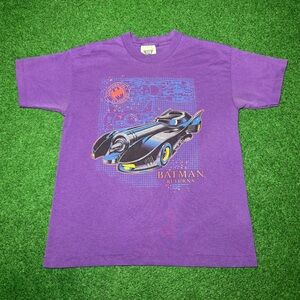 Vintage 90s Batman Returns t-shirt, Movie Promo, Tim Burton, Kids Large/Adult XS